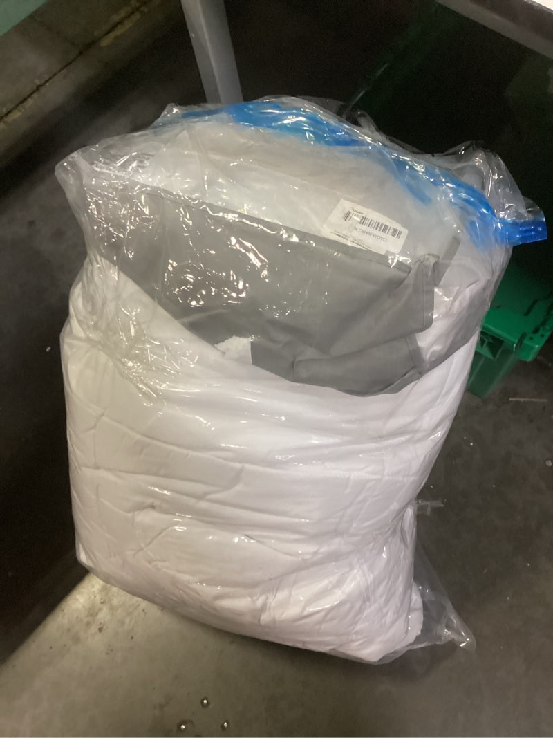Condition photo showing Good Condition for bare home comforter set - super king size - ultra-soft - goose down alternative - premium 1800 series - all season warmth (super king, white)