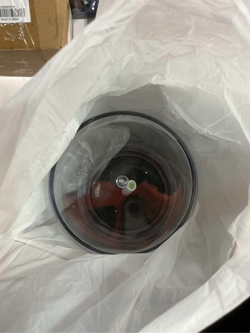 Condition photo showing As Is for Automatic Mouthwash Dispenser for Bathroom,Bathroom Accessories 19.4 Fl Oz Dispensers with Magnetic Cups,Wall Mounted Dispenser,Suitable for All Age Groups,Black