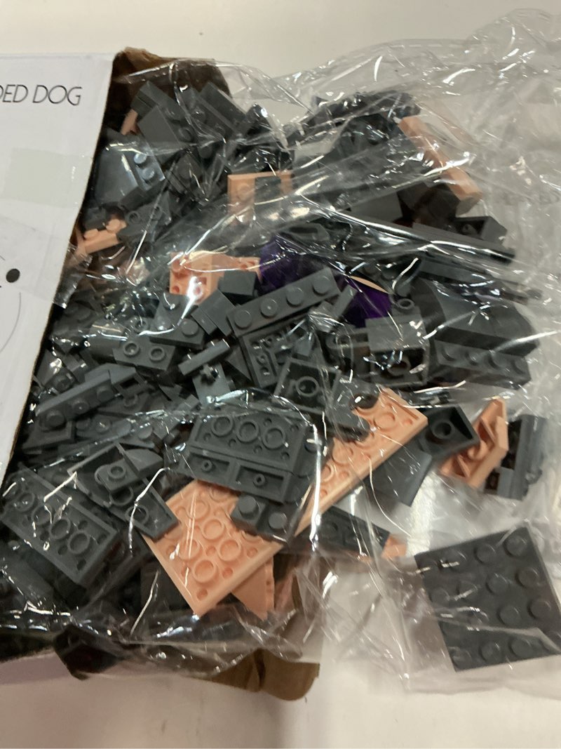 Condition photo showing Good Condition for Harry Pot Dog Building Block Set Compatible with Lego Size for 6+Ages,Fluffy Animals DIY Construction Ornament with The Three Head Dogs, Play and Display Gift Idea for Kids or Adults