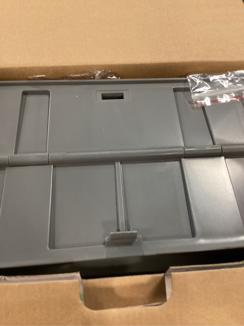 Condition photo showing Good Condition for elevated dog bowls for large dogs 5 adjustable heights 7.5"-15.4", 2 x-large 10” stainless steel bowls, heavy duty raised dog bowl stand foldable pet feeder for dogs shoulder height over 15”, grey grey 10" for large dogs