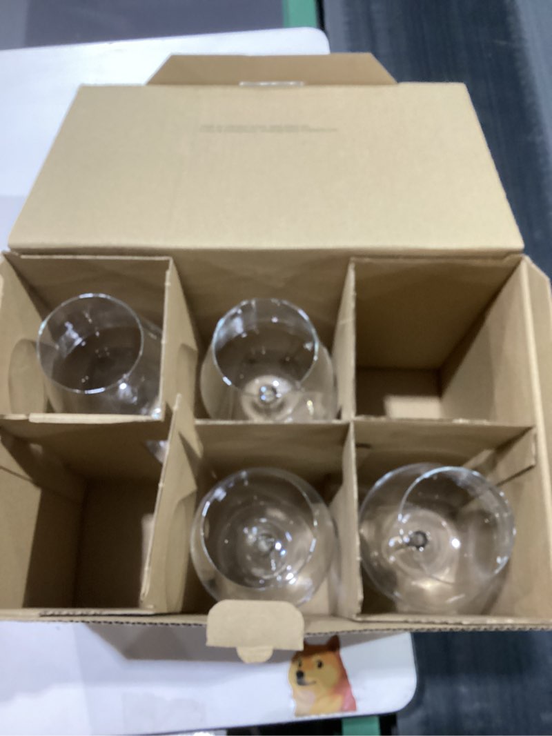 Condition photo showing New/Like New for Zwiesel Glas Vervino Allround Glass (Set of 4), Wine Glasses for Red, White and Sparkling Wine, Dishwasher-Safe Tritan Crystal Glasses, Made in Germany (23 Ounce)
