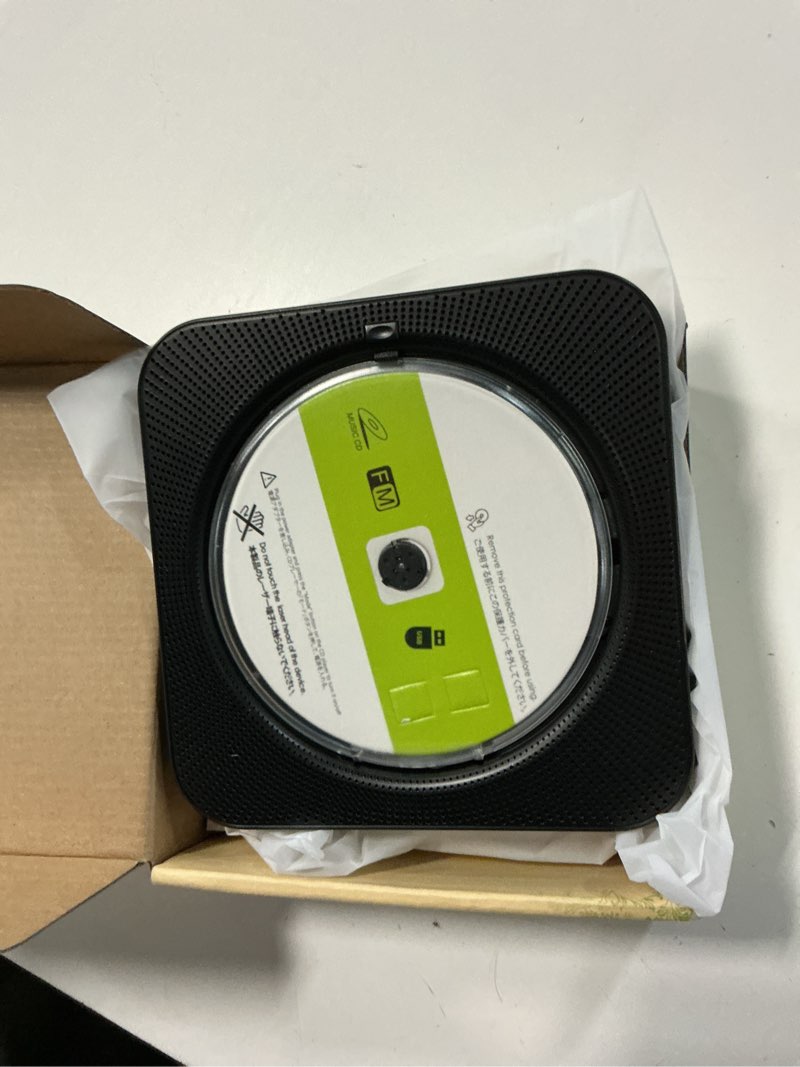Condition photo showing Good Condition for micocious portable cd player with bluetooth desktop cd player for home cd music players withtimer,built-in dual speakers with led display home audio boombox fm radio (black)