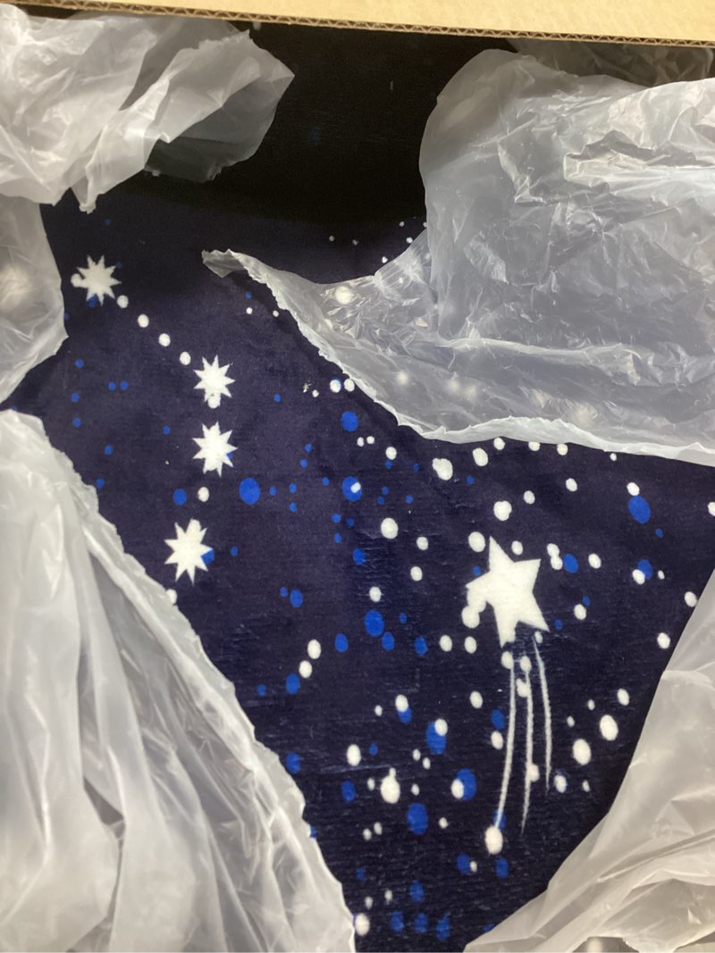 Condition photo showing Good Condition for alalal star sky area rug, space ?galaxy rug, constellation rugs for living room rug carpet for bedroom 5'x7' (60 x 84 in) blue constellation 5' x 7' (rectangular)