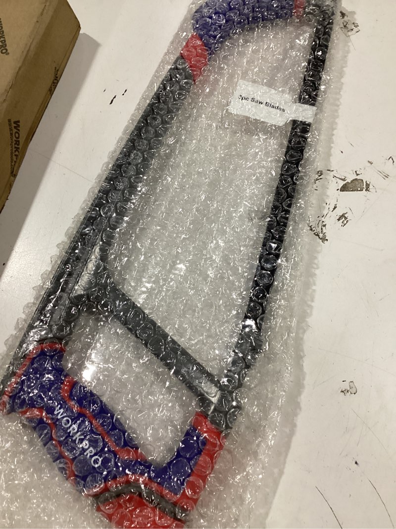 Condition photo showing Good Condition for workpro 12-inch hacksaw heavy duty adjustable 45/90 angle saw for metal, wood, pvc pipes