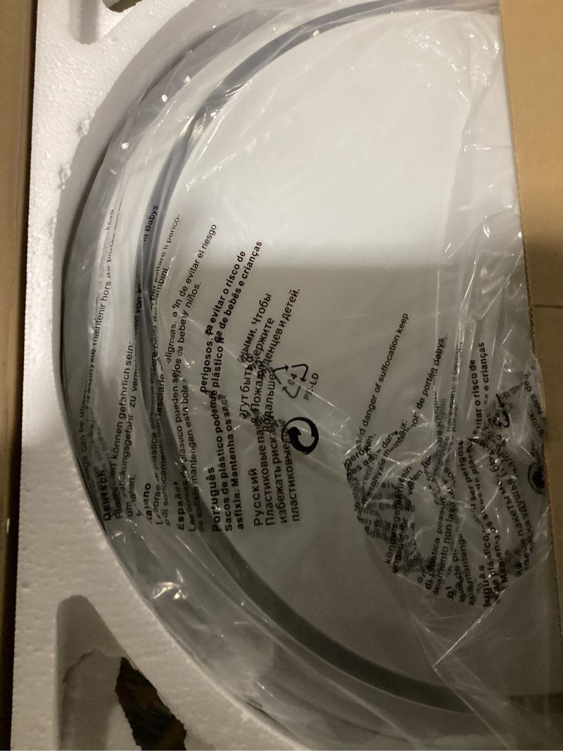 Condition photo showing Good Condition for lediary retractable ceiling fans with lights and remote, 42 inch fandelier ceiling fans with led lighting, smart modern ceiling fan, stepless color changeable, dimmable, timer setting, brush nickel