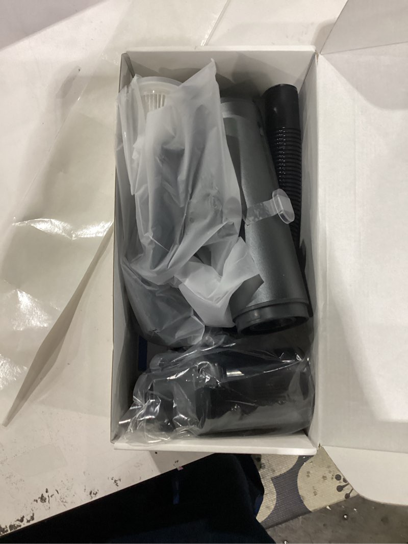 Condition photo showing New/Like New for Car Vacuum Portable Cordless Handheld Vacuum Cleaner 4-in-1 Mini Cordless Vacuum with 2 Suction Modes and 16800pa Suction Power Blowing & Inflating 2 Modes Handheld Vacuum for Car, Desk, Keyboards Black