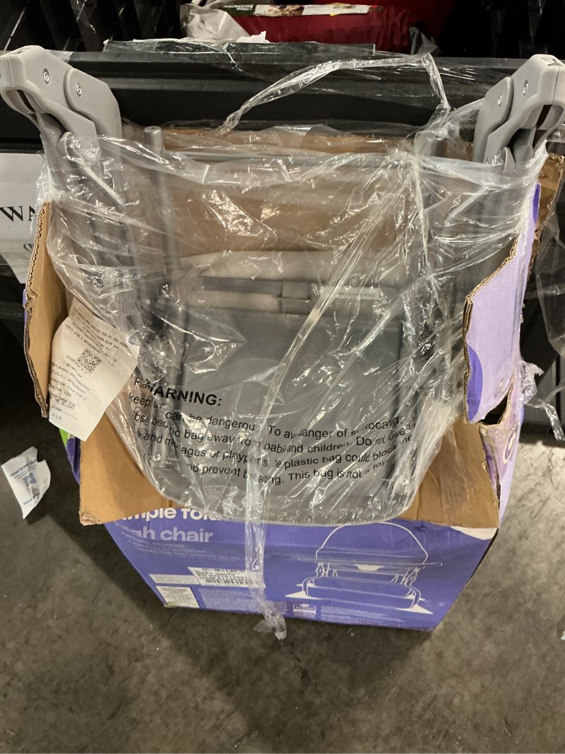 Condition photo showing As Is for cosco kids simple fold high chair, noir dot