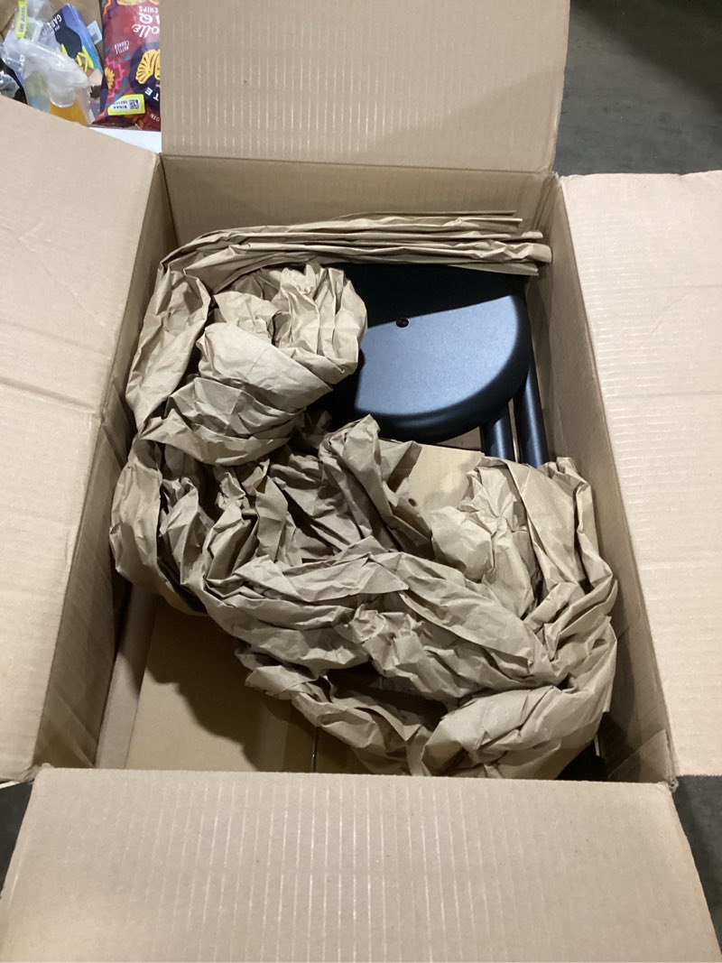 Condition photo showing Good Condition for VEVOR Pedestal Sign Holder, 8.5 x 11 Inch Vertical and Horizontal Adjustable Poster Stand, Heavy-Duty Floor Standing Sign Holder with Round Base for Display, Advertisement, and Outdoor, Black 8.5 x 11 Inch with Round Base