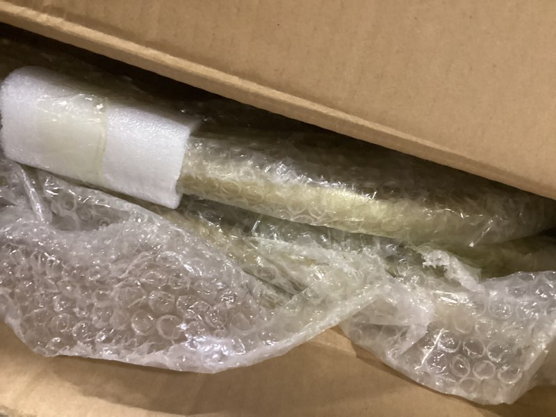 Condition photo showing Good Condition for DR.IRON Modern Gold Clothes Racks with Shelves Freestanding, Gold Coat Racks with Marble Base & Coat Hanger with Umbrella for Entryway Hallway, Office or Bedroom Coat gold