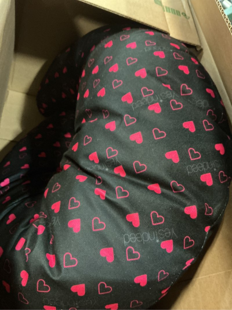 Condition photo showing As Is for yesindeed recovery bbl pillow: woman’s brazilian butt lift post surgery sleeping, sitting, driving, booty lumbar back seat cushion, doctor approved, removable cover, washable 100% polyester