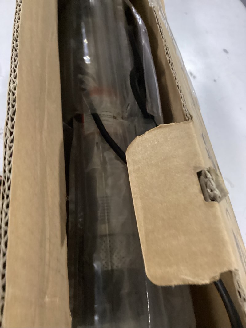 Condition photo showing As Is for wassermann 4" septic pump submersible effluent/cistern bottom suction pump with 33ft cable,1/2hp,230v/60hz,26gpm,138ft head,stainless steel deep well pumps for septic tank home 1/2hp-230v-60hz