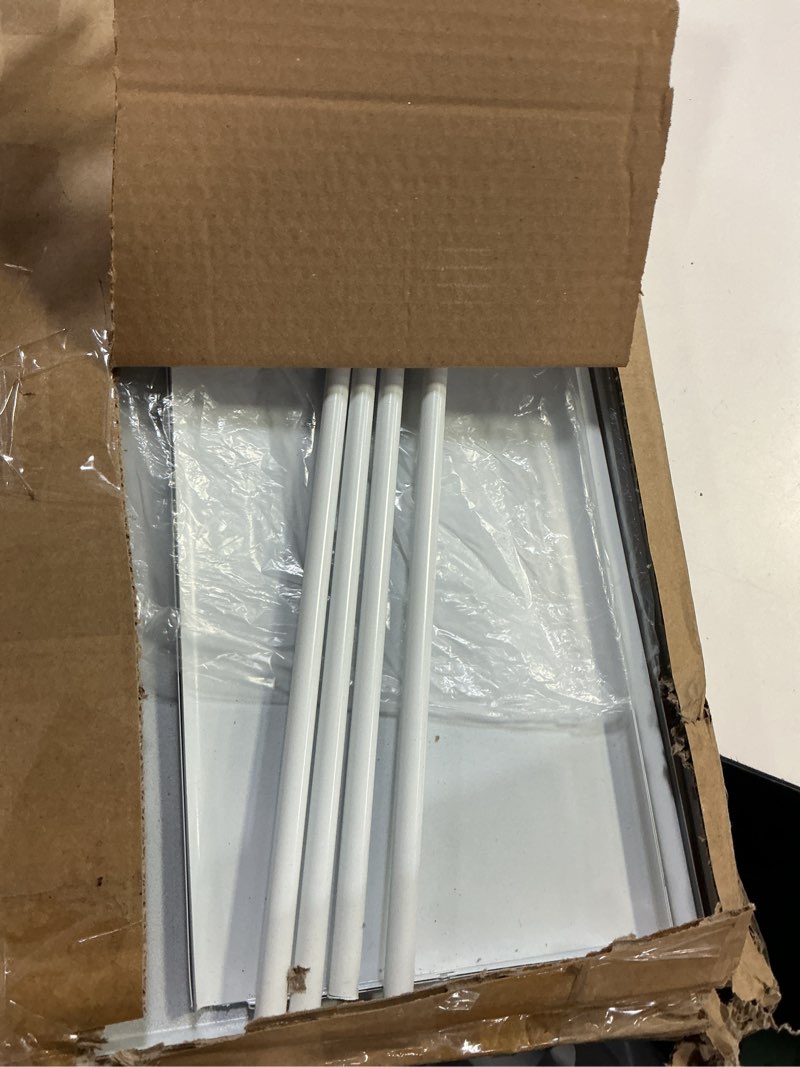 Condition photo showing As Is for UDEAR 3-Tier Over The Toilet Rack,Bathroom Shelf Space Saver,Corner Stand Storage Organizer Accessories,The Washing Machine,with Hanging Rod,Tower Shelf,White