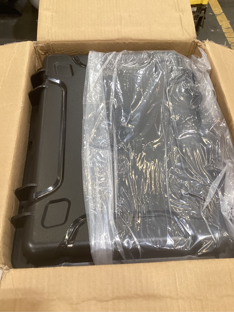 Condition photo showing Good Condition for 20" l x 13" w x 8" h large hard case with foam, portable rolling hard case with wheels, waterproof shockproof dustproof, suitable for cameras, lenses, camcorder, instrument, telescopes 20 inch