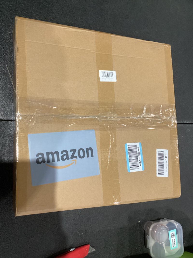 Condition photo showing New/Like New for Dreamland 16x16 Poster Frame with Mat for 12x12, USA-Sourced Natural Oak Wood Picture Frames with Tempered Real Glass, 16 x 16 Wooden Frame for Gallery Art Prints or Home Decor (3Pack) Set of 3 Oak-Flat 16x16 Real Glass