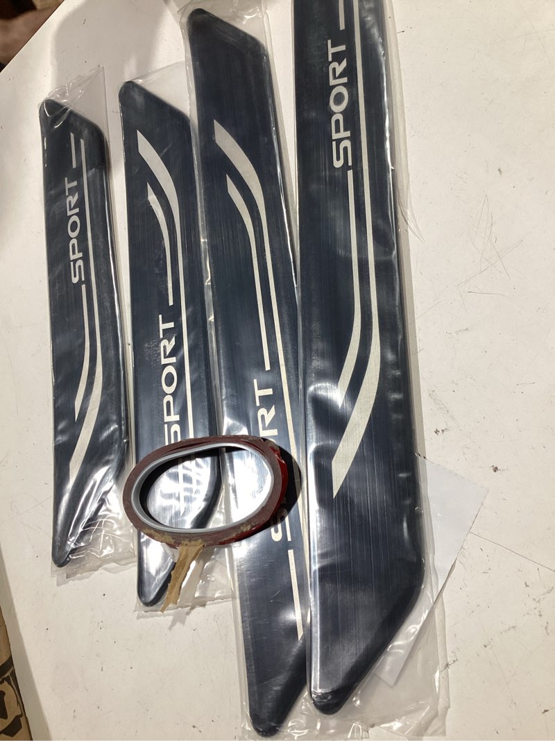 Condition photo showing Good Condition for beautost for lexus nx 250/350/350 f sport/350h/450h+/450h+ f sport 2022 2023 2024 2025 2026 outside door sill scuff plate guard cover trim sport style stainless steel (black)