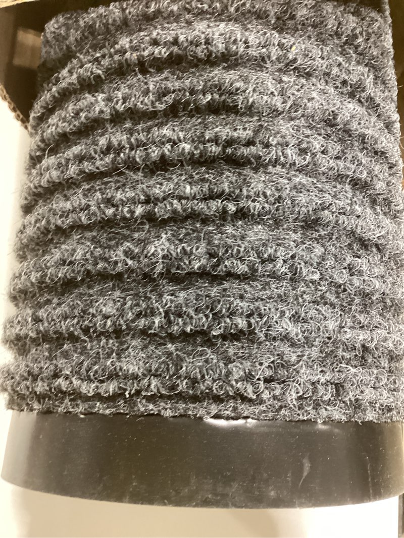 Condition photo showing Good Condition for Kuyal Front Door Mat, 2'x4' Indoor Outdoor Entrance, Commercial Floor Inside Outside Entrance, Heavy Duty Durable Welcome Mat, Rubber Backing Non Slip Outdoor Rug for Entryway,Dark Gray 24" x 48" Dark Gray