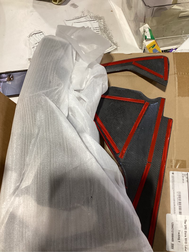 Condition photo showing Good Condition for Jogon Carbon Fiber Engine Side Panel Cover Trim for Corvette C8 Stingray Z06 Z51 Coupe 2020 2021 2022 2023 2024 2025 2026 Engine Bay Splash Shield