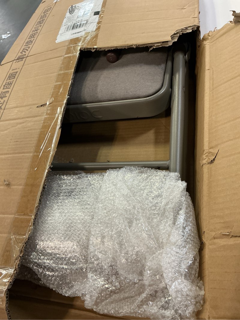 Condition photo showing Good Condition for Folding Yoga Stretch Chair - Premium Yoga Support with Back Comfort,Assist Metal Handstand Chair with Detachable Lumbar Back Support for Stretching, Balance Training Grey