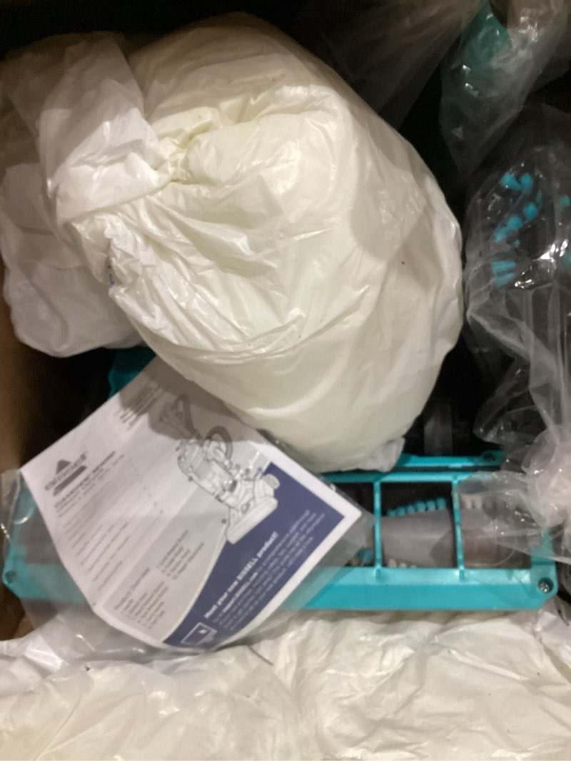 Condition photo showing As Is for Bissell CleanView Rewind Upright Bagless Vacuum with Automatic Cord Rewind & Active Wand, 3534 Black/Teal