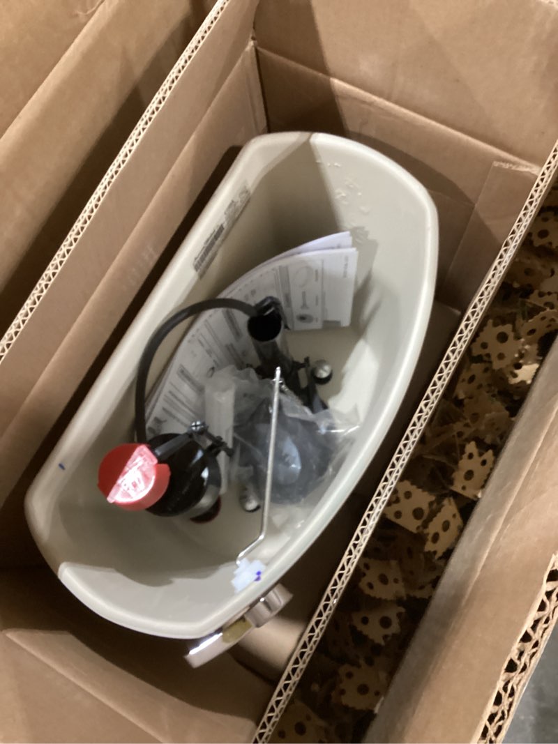 Condition photo showing As Is for American Standard 4188A004.020 Cadet Pro Toilet Tank, White, 3 3 White