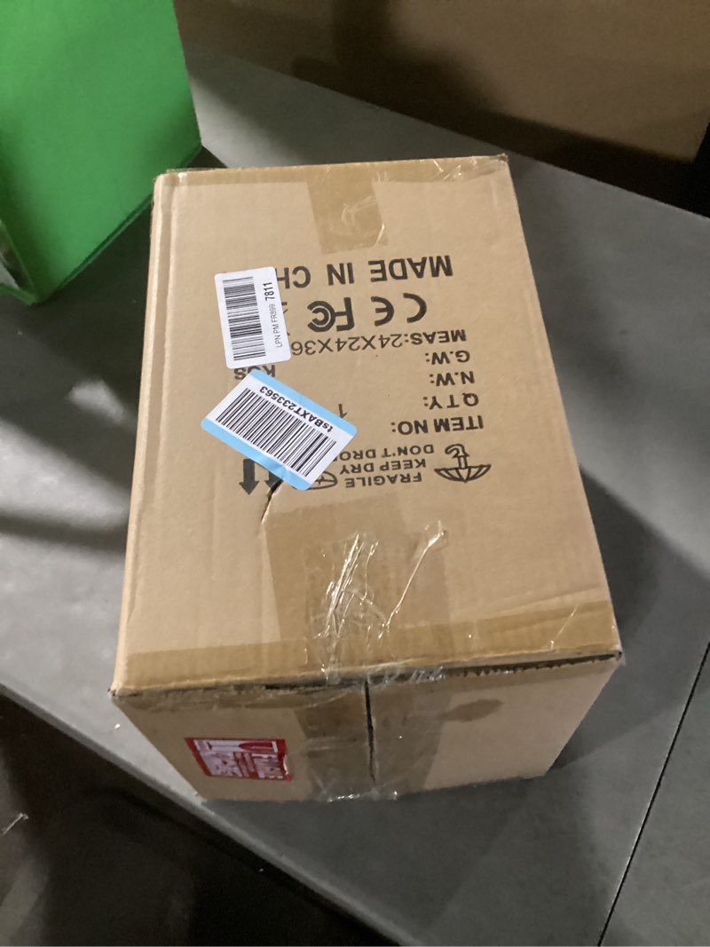 Condition photo showing Good Condition for Pandaluna Large Glass Pendant Lights Kitchen Island 7.1in, Black Pendant Light Fixtures with Hammere