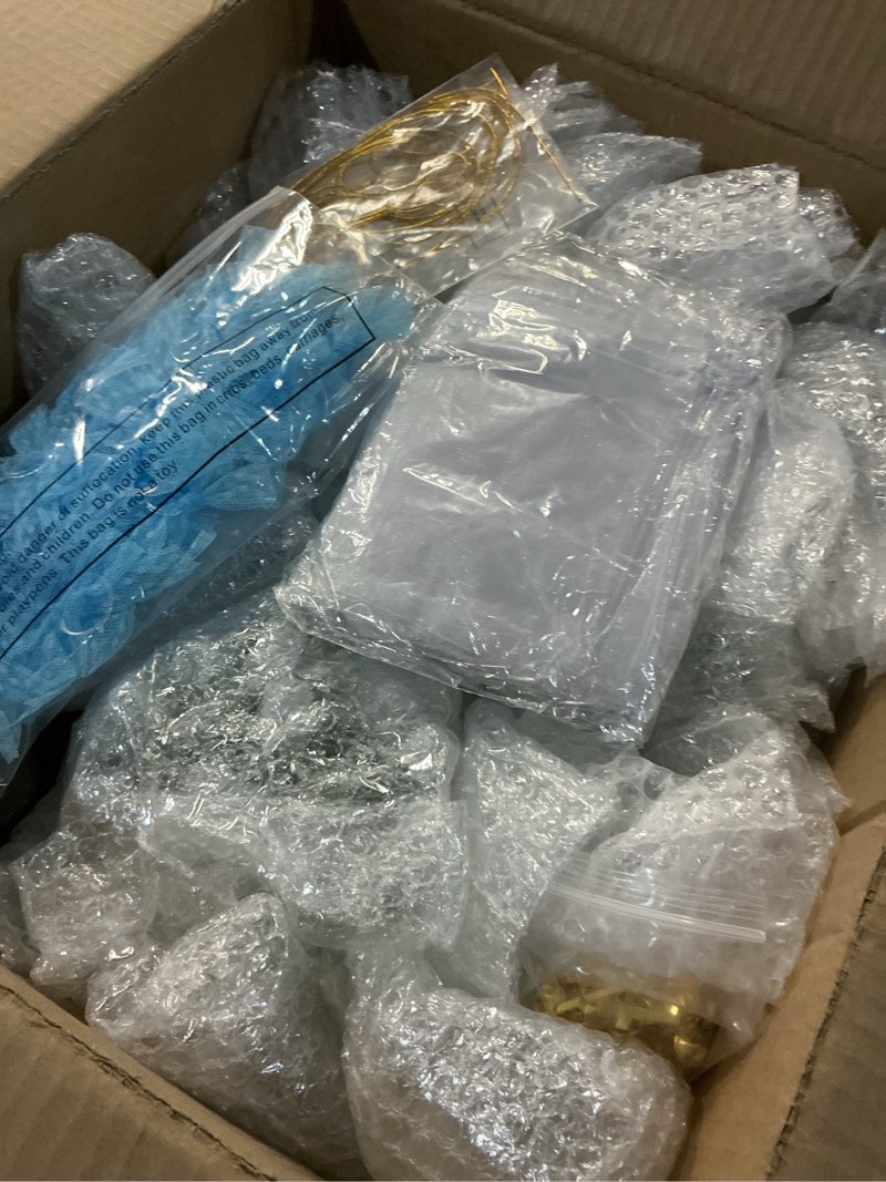 Condition photo showing New/Like New for holy water bottles catholic bulk glass baptism favors for guests christian water container with cross organza bags bow for holy communion gifts church wedding baptism(blue,48 set) 48 blue