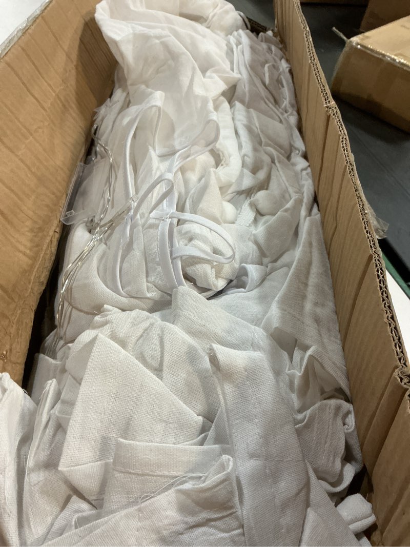 Condition photo showing As Is for 6 Packs Teepee Tent for Kids with 10FT String Lights, Indoor Outdoor Play Teepee Tent for Girls & Bo