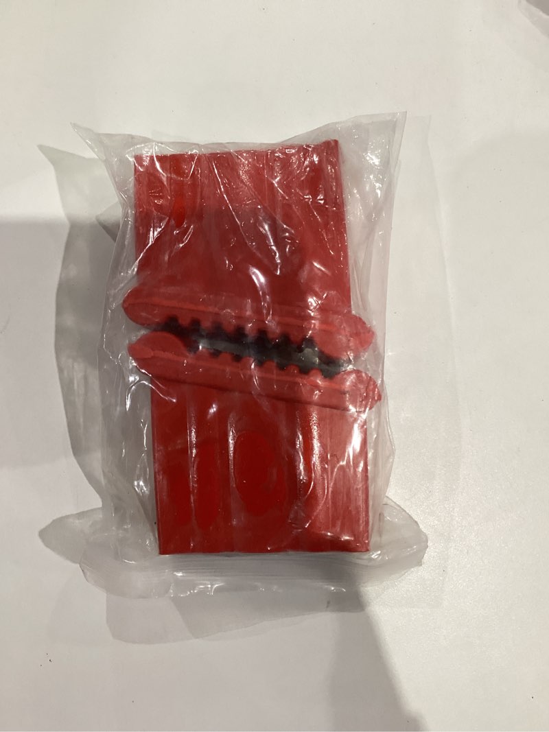 Condition photo showing New/Like New for DOITOOL Werner Ladder Accessories 2PCS Step Ladder Foot Covers Ladder Feet Mat Non Slip Folding Ladder Feet Rubber Pads Covers Ladder Foot Pads Antiskid Ladder Leg Caps, 3.54x3.26x1.57 Inch (Red)