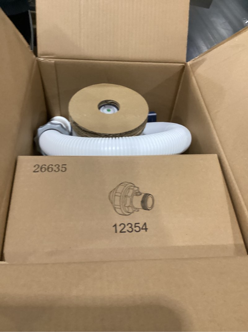 Condition photo showing Good Condition for INTEX 26635EG C1500 Cartridge Filter Pump for Above Ground Pools: 1500 GPH Pump Flow Rate – Improved Circulation and Filtration – Easy Installation – Improved Water Clarity – Easy-to-Clean