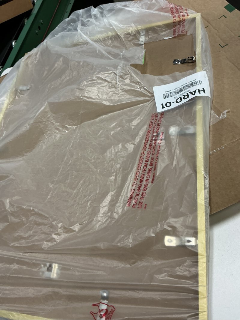 Condition photo showing As Is for upsimples 18x24 Picture Frame, Display Pictures 16x20 with Mat or 18 x 24 Without, Wall Hanging Poster Frames, Gold, 1 Pack Gold 18x24