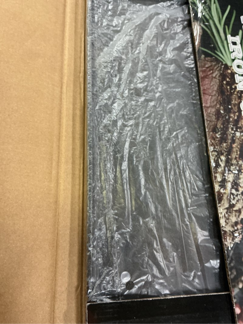 Condition photo showing New/Like New for ewfen reversible grill/griddle, 16.7x9.5'' pre-seasoned cast iron griddle pan, double burner cookware, rectangular non-stick stovetop griddle with handles, flat top plate for oven, grill & campfire