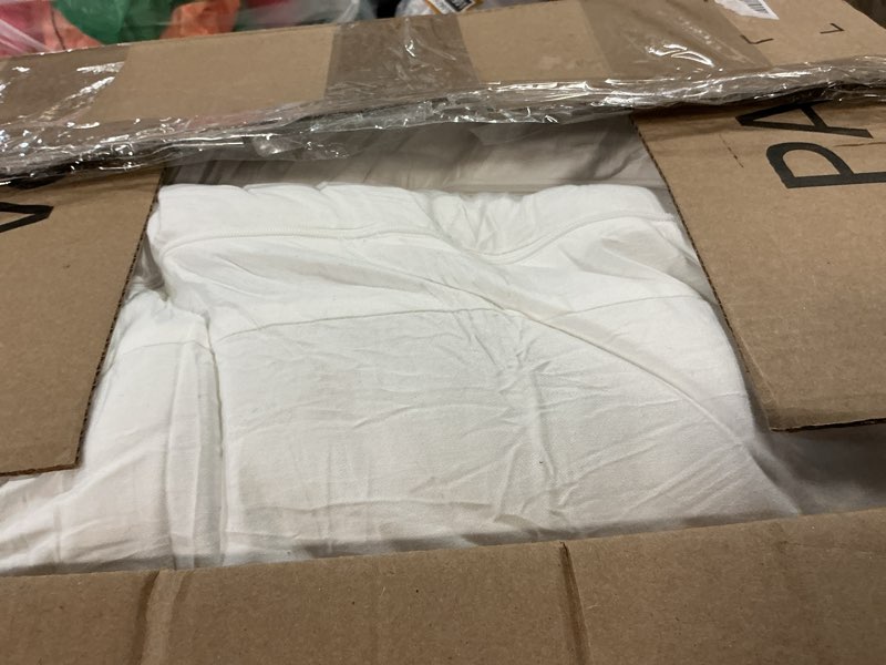 Condition photo showing As Is for ACCURATEX Full Body Pillow for Adults - Hybrid Shredded Memory Foam Firm Body Pillow with Soft Fluffy Down Alternative Cotton Cover - Adjustable Loft Long Pillows for Sleeping White Body(Pack of 1)