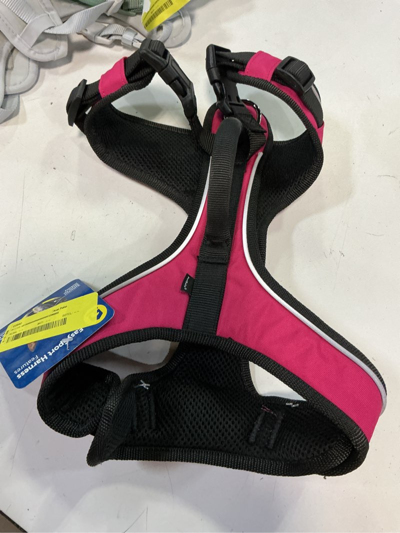 Condition photo showing Good Condition for poypet no pull dog harness, no choke reflective dog vest, adjustable pet harnesses with easy control padded handle for small medium large dogs(pink matching trim,m) m pink(matching trim)