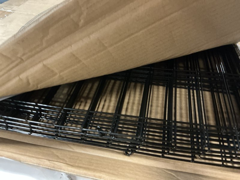 Condition photo showing Good Condition for fdw 24 inch dog pen 8 panel dog playpen indoor outdoor metal puppy pet fence portable folding animal exercise fence,black