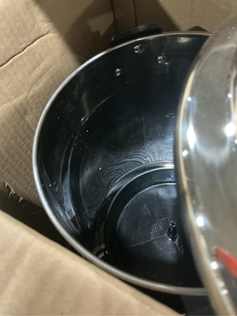 Condition photo showing As Is for Homecraft 100-Cup Coffee Urn and Hot Beverage Dispenser with Dripless Faucet, Quick-Brewing, Stainless Steel 100 Cup