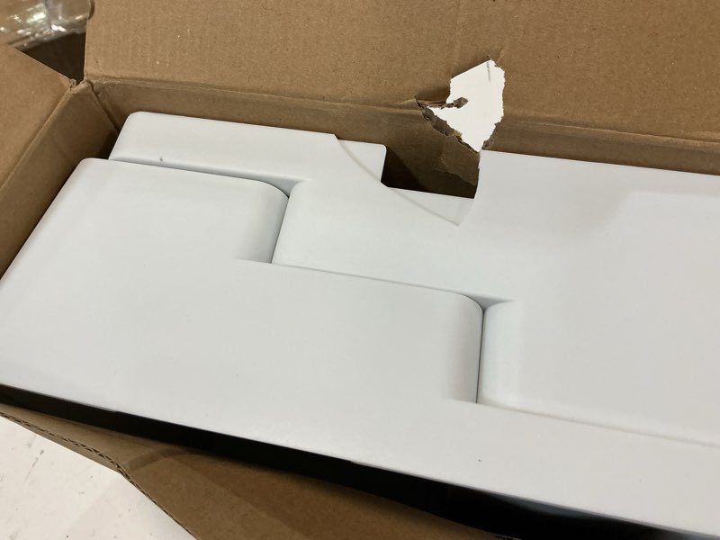 Condition photo showing Good Condition for 3 Tier Expandable Spice Rack Organizer, White/Grey Plastic Spice Rack, Adjustable Length 14.6In-25.8In, 2 Pack Non-Skid Tiered Spice Shelf Organizer for Kitchen Cabinet, Cupboard, Pantry 14.6"-25.8" White/Gray(Pack of 2)