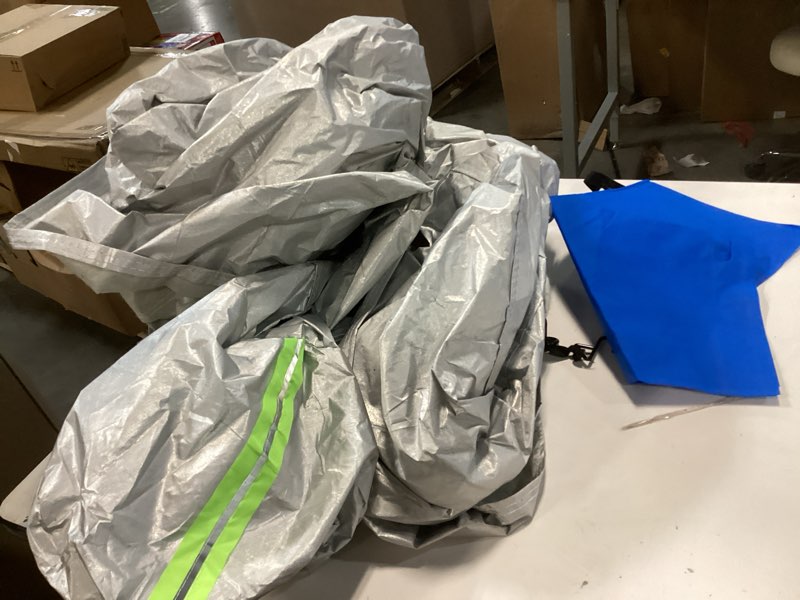 Condition photo showing As Is for ( similar) Heavy-Duty Car Cover Waterproof All Weather for Universal Sedan, Outdoor Rain Sun Snow UV Protection, Indoor Dust and Scratch Resistant 3L+ (189 * 71 * 59 inch) 3L+ Fit Sedan 189\"*71\"*59\"