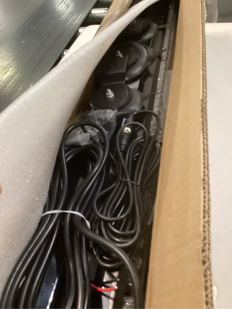 Condition photo showing As Is for ASPL 47.1" Emergency Strobe Lights Bar with Control Double Side 86 LED Warning Light with 28 Strong Magnets Traffic Advisor Snow Plow Flashing Lights for Trucks Vehicles Tow Pickup (Amber/White)