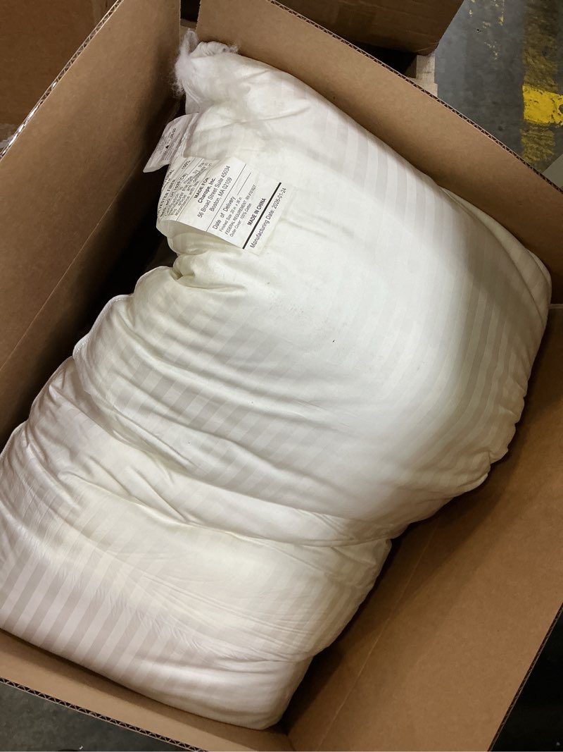 Condition photo showing As Is for beckham hotel collection bed pillows king size set of 2 | down alternative pillow for back, stomach or side sleepers king white