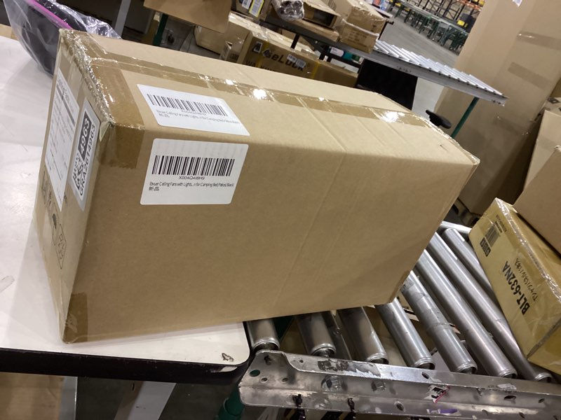 Ceiling Fans with Lights,36" Plug in Ceiling Fan Light,LED Fan Light Hanging with Hook,Portable Ceil