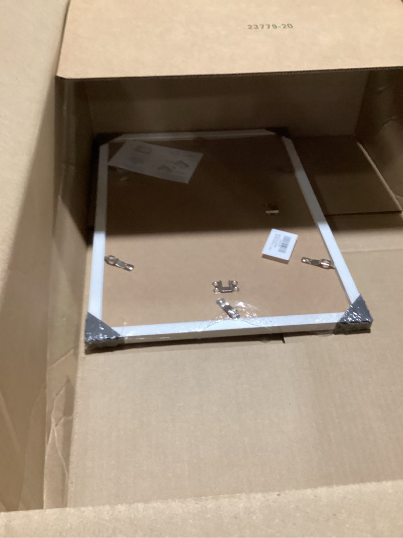 Condition photo showing Good Condition for jcjmy 13x18 picture frame white for photo and poster, horizontal and vertical formats for wall hanging, 13 x 18 wall gallery frame white 13x18 inch