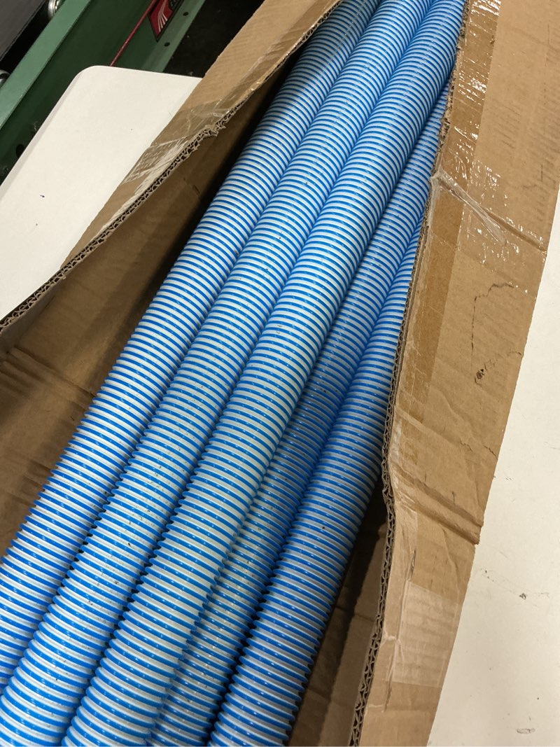 Condition photo showing Good Condition for poolvio pool vacuum hose 26 feet (8 x 40 inch), 1.5 inch cuffs, compatible with most inground automatic cleaners 26ft (8 pack) blue