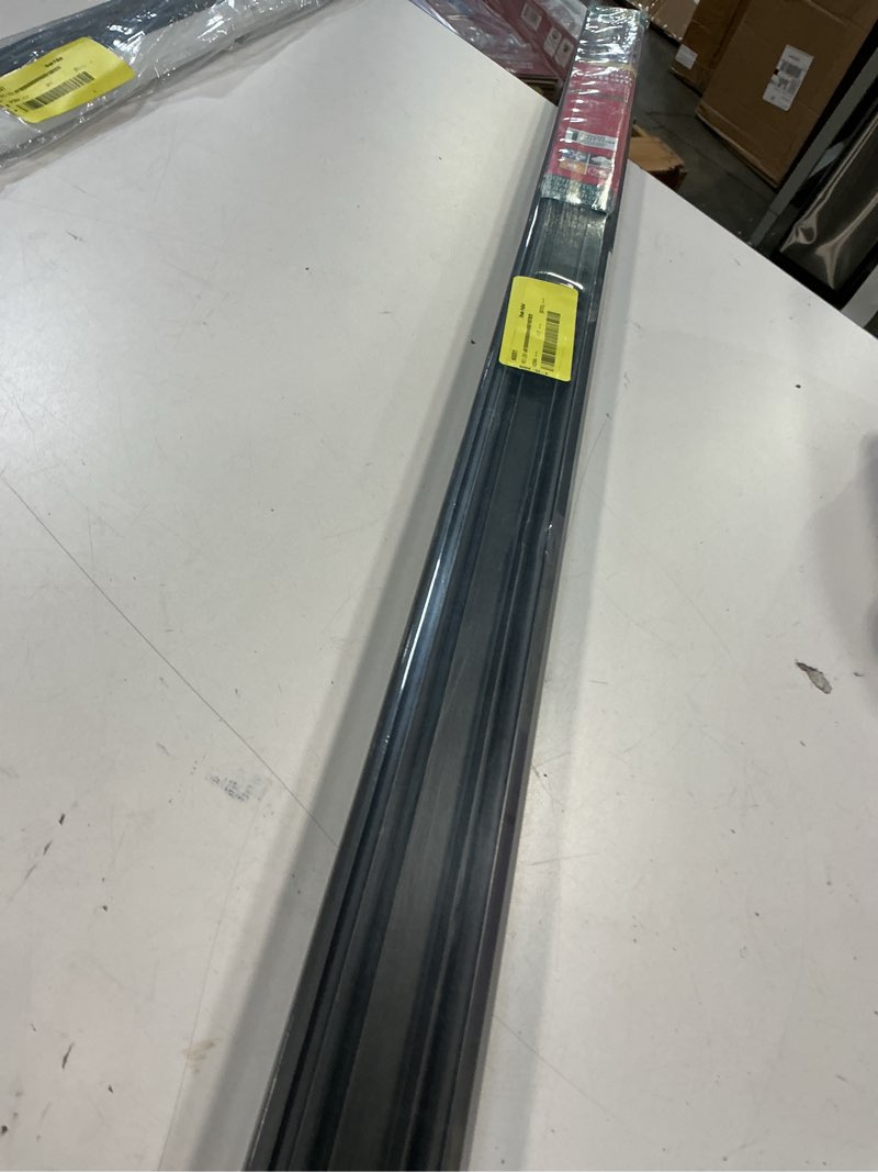 Condition photo showing Good Condition for door draft stopper, strong adhesive door sweep for exterior and interior doors, 39” length cuttable under door seal. (black, 2 pack) 2 pack black