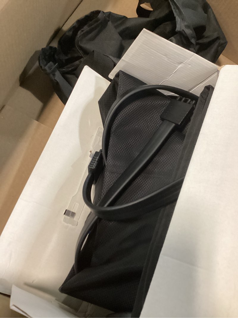 Condition photo showing As Is for sequential leg compression massager for circulation : full leg air compression boots for massage therapy & fatigue relief - 9 intensity, 6 modes, 3 timers for athletes, runners, gym (large)