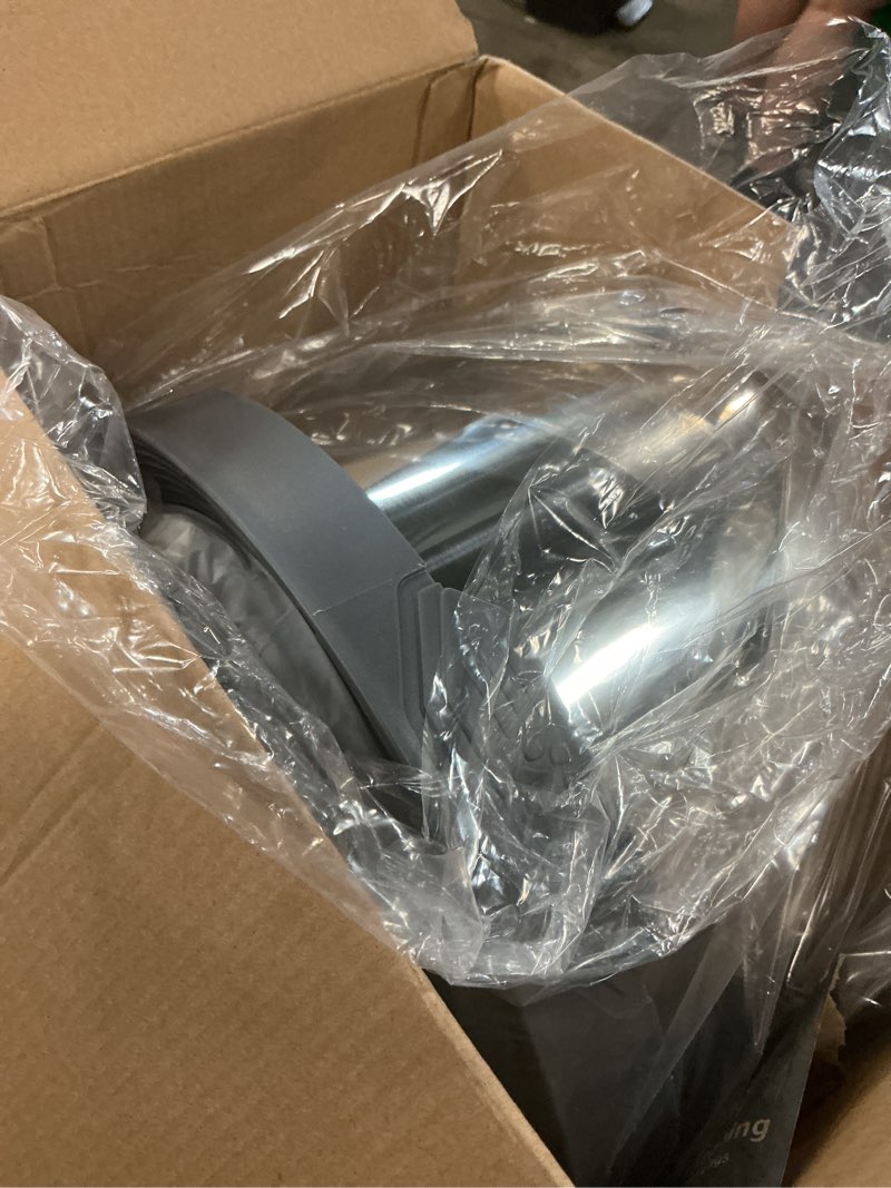 Condition photo showing Good Condition for upsky dog water bowl no spill 10l stainless steel, 2.6 gallon large capacity spill-proof dog bowls, non-slip slow drinking anti-splash bowl for large messy drinkers, no mess indoor/outdoor use, gray 10l grey