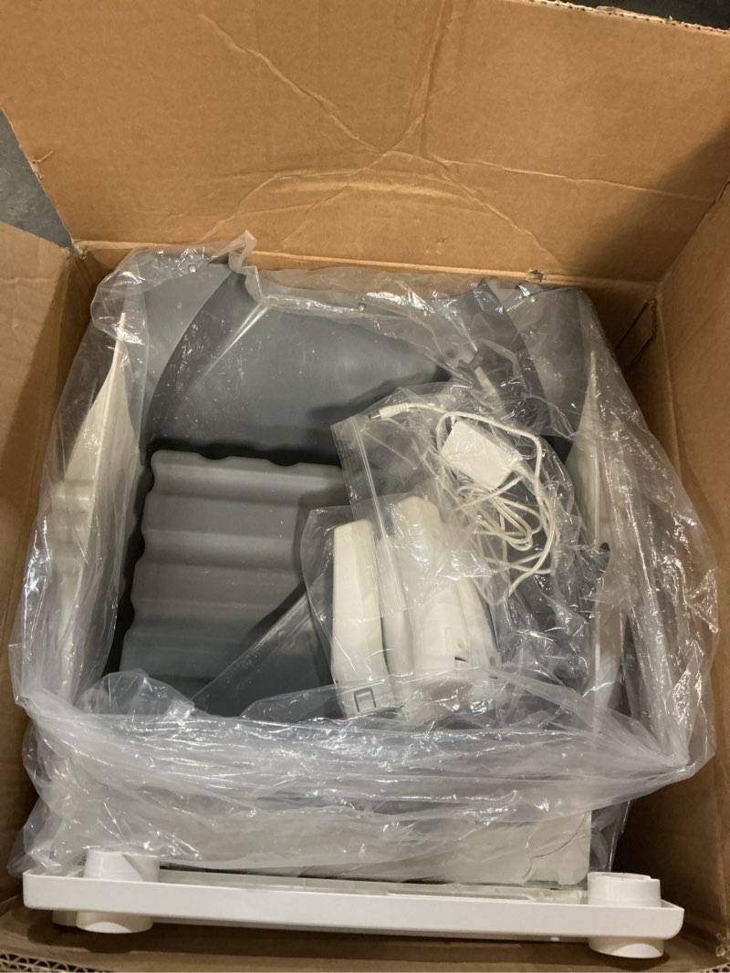 Condition photo showing As Is for Automatic Cat Litter Box Self Cleaning - App Control, Open-Design, Smart Health Monitor, Suitable for Medium Cats and Kittens, Anti-Pinch Safety, Quiet Operation, A Trusted Companion for Life - White