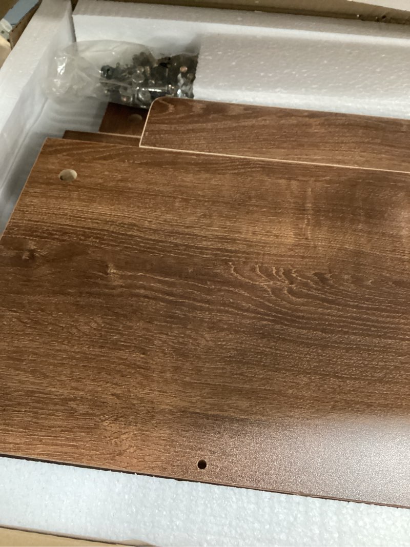 Condition photo showing New/Like New for Podium Stand for Lectern Presentation Church Classroom, Pulpit with Wooden Heavy Base, Oak Podium for Lecture, Wedding Speech