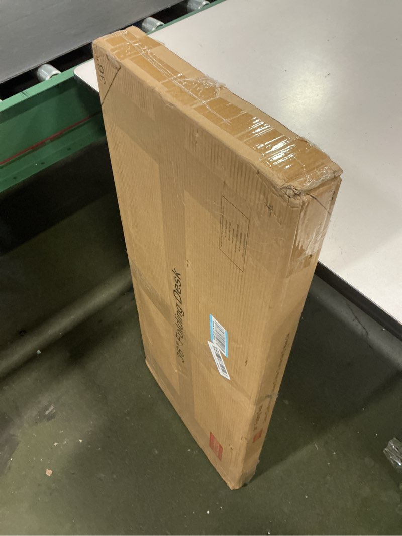Condition photo showing New/Like New for TEMI Small Computer Desk Folding Table - 35.8" Foldable Office Desk, No Assembly, Perfect for Small Spaces in Bedroom, Dorm, or Apartment, Portable Mini Desk or Study Table with Compact Design, Brown