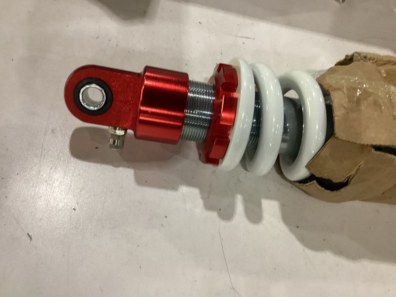 Condition photo showing New/Like New for rear shock damper, 330mm adjustable damping damper rear shock suspension universal for motorcycle pit quad dirt bike atv buggy