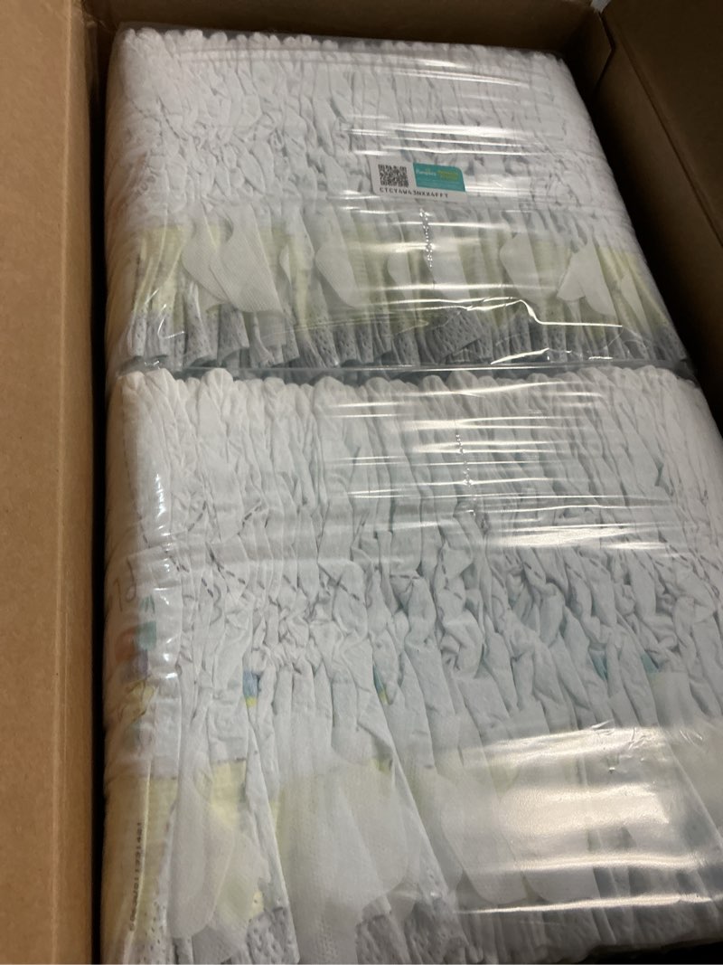 Condition photo showing Good Condition for pampers swaddlers diapers, size 5 (20-37 lbs), 132 count, absorbent, keeps baby dry and comfortable, skin safe disposable baby diaper (packaging may vary) size 5 132